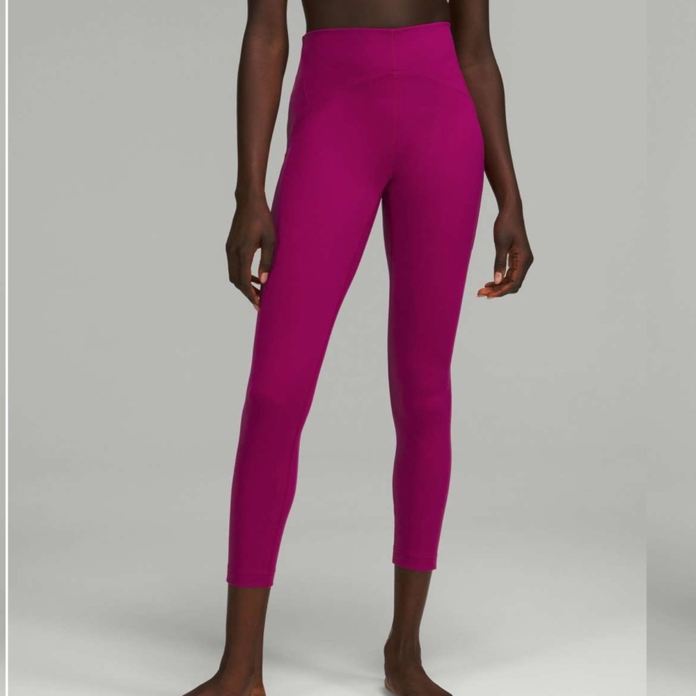 NEW Sold Out Lululemon Instill High-Rise 25” - Magenta Purple - Size 12